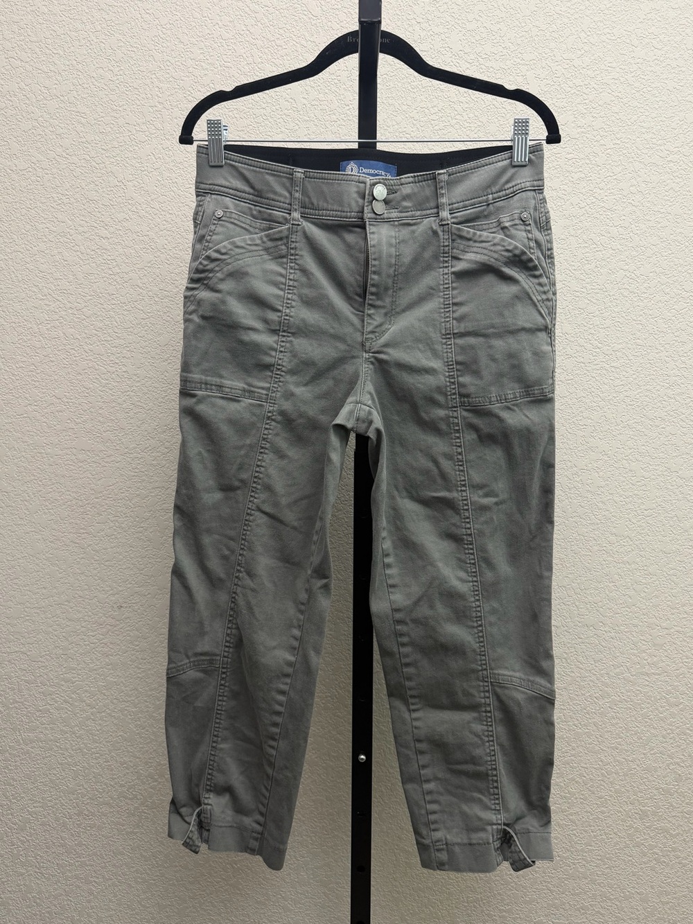 Democracy Women’s Ab Technology Gray High-Rise Slim Pants